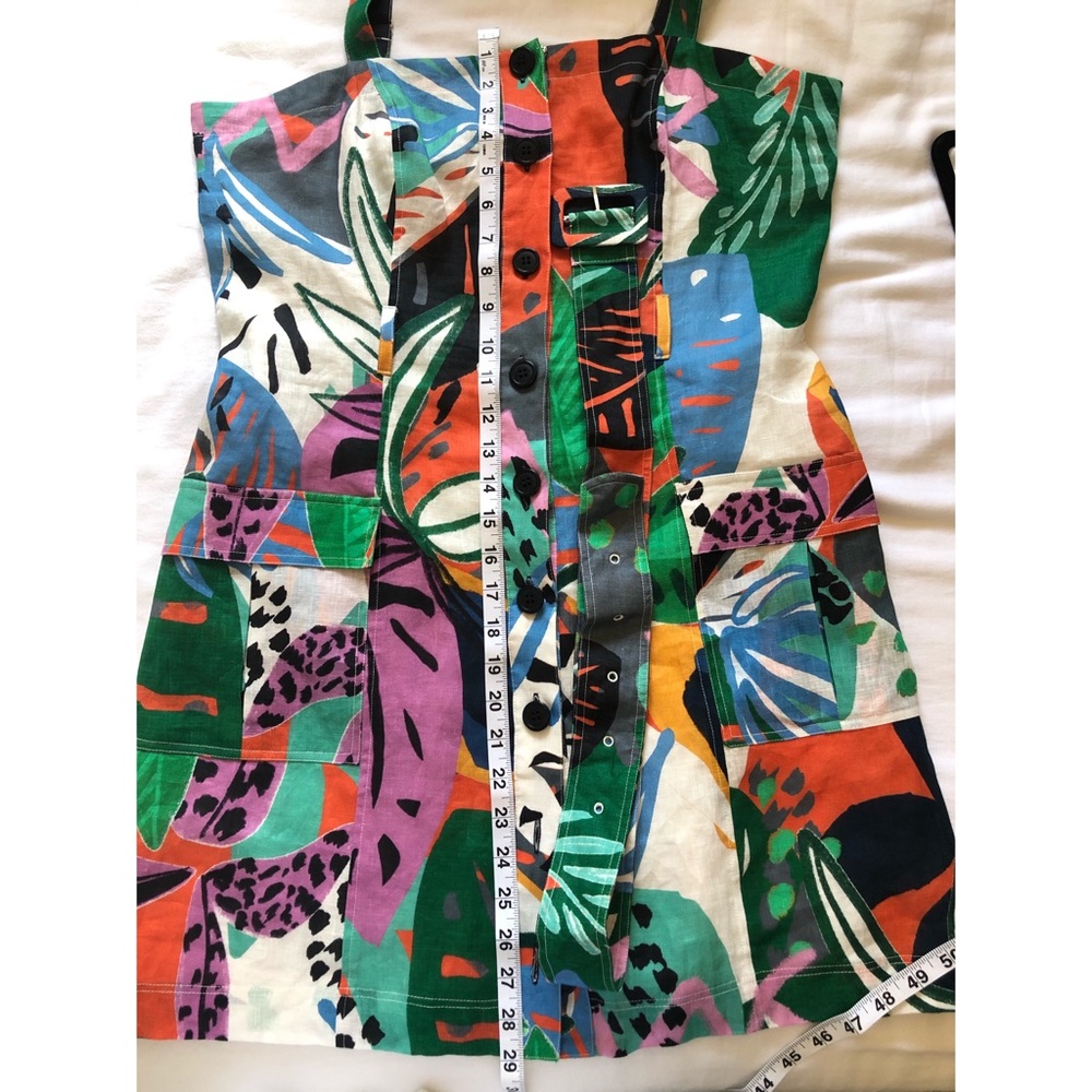 Parker Weslyn Sleeveless Button Cargo Pocket Dress - Picture 6 of 10